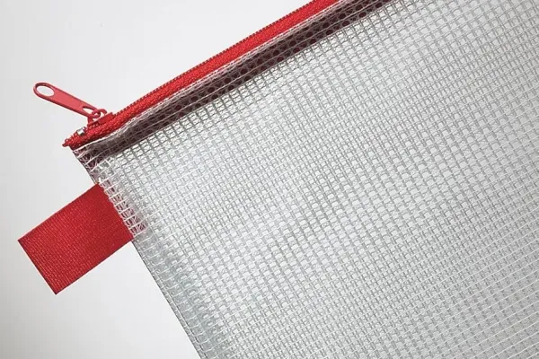 Clear PVC & Mesh Bag
