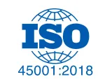 ISO 45001 certified occupational health and safety