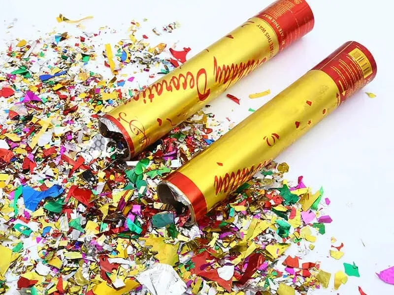 Branded Party Poppers